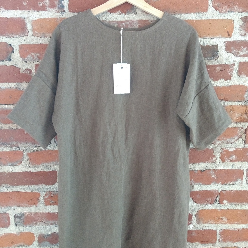 Conscious Clothing Organic Linen Copenhagen Dress